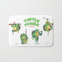 Ninja Turtles Turtle Power Bath Mat | Illustration, Game, Comic, Movies & TV 