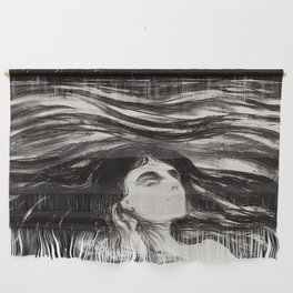 Lovers in the Waves - Edvard Munch Wall Hanging
