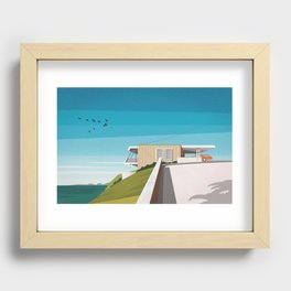 'Spencer House' (1955) Mid century house Recessed Framed Print