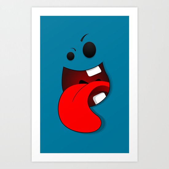 Faces V3 Art Print