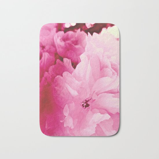 Plum Blossoms-Flowering For No One, No Reason Bath Mat