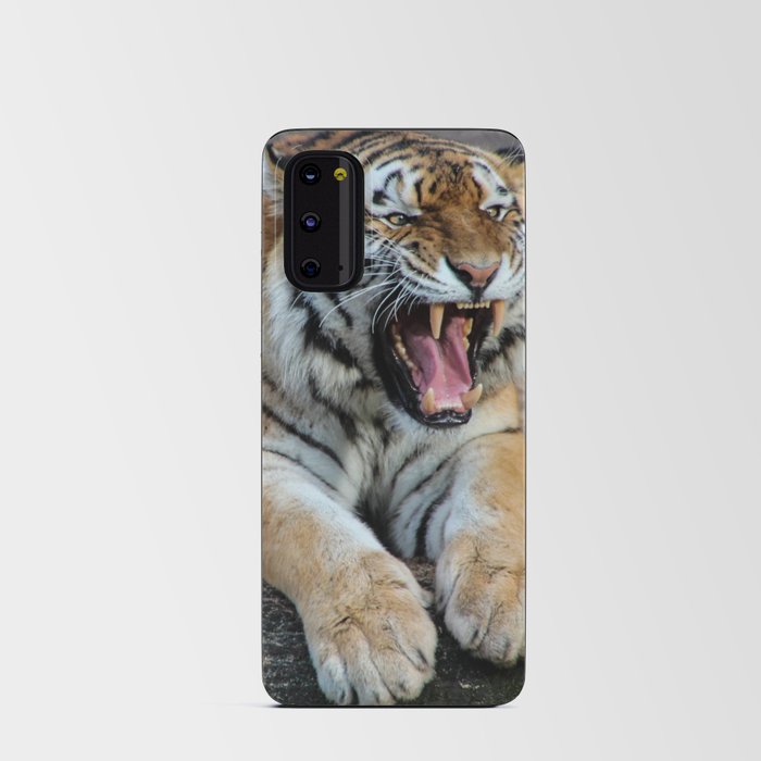 Portrait of a tiger in the nature Android Card Case