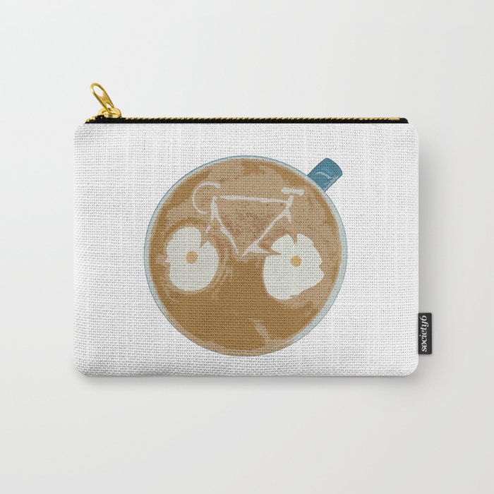 Cycling Latte Art Carry-All Pouch