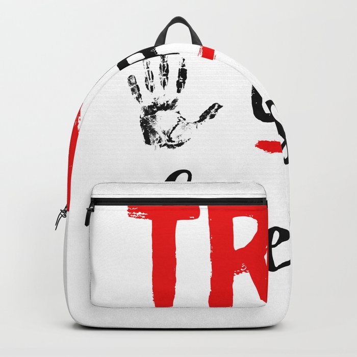 True Crime Obsessed Murder Show Junkie Backpack by Cor Designs