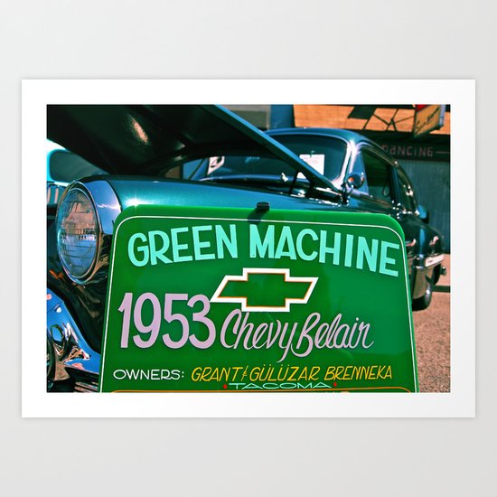 Green Machine Art Print