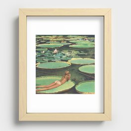 LILY POND LANE by Beth Hoeckel Recessed Framed Print