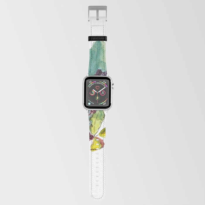 blackberry and leaves Apple Watch Band