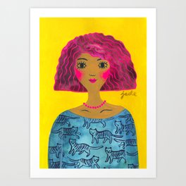 Girl 1 Art Print