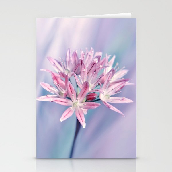 Allium pink 014 Stationery Cards