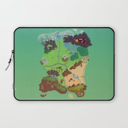 The Continent of Antonica Laptop Sleeve