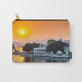 Sunset Pichola lake and Udaipur old town Carry-All Pouch