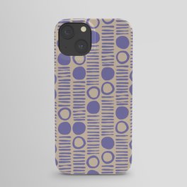 Very Peri Hand-drawn Pattern #1 iPhone Case