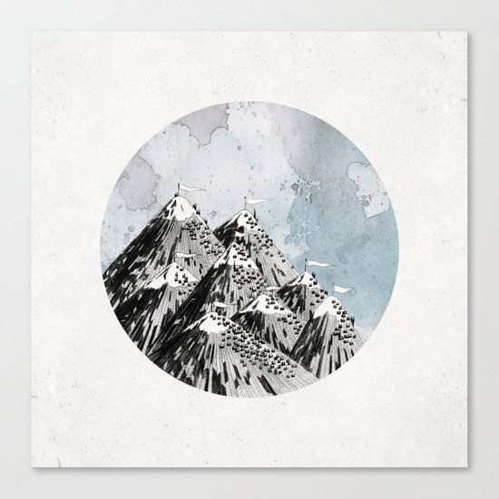 How Many Roads Canvas Print