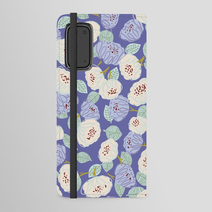 Color of the year 2022 fresh flower pattern Android Wallet Case