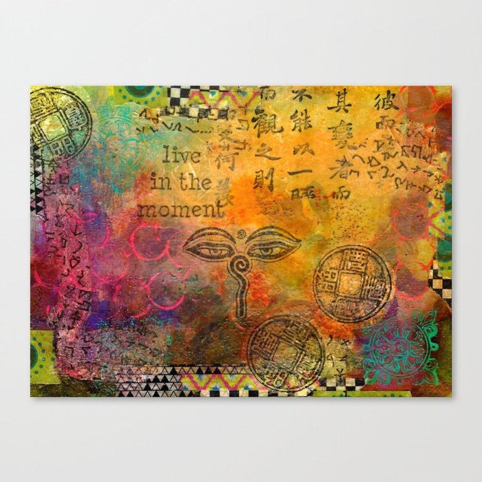Live In The Moment Canvas Print By Tammybaker Society6