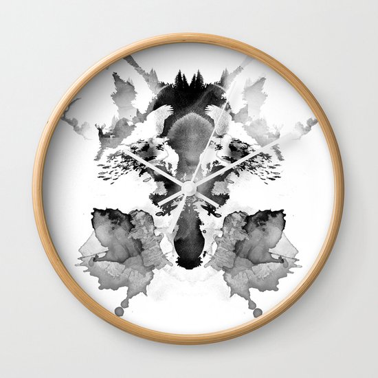 Rorschach Wall Clock