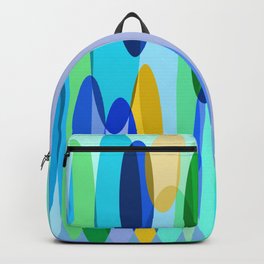 Elliptical abstract Backpack