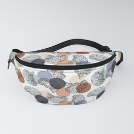 Vintage Brains on White Fanny Pack