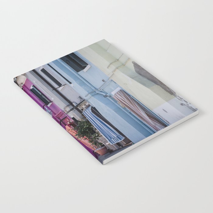 Color Palette Houses from Burano Island Venice Italy Notebook