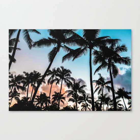 Tropical Sunset Canvas Print