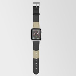 letter O (Sand & Black) Apple Watch Band