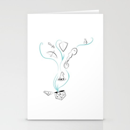 What do the Dice Hold? Stationery Cards