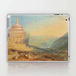 Manner of Joseph Mallord William Turner The Valley of the Brook at Kidron, Jerusalem (Absalom's Tomb)  Laptop Skin