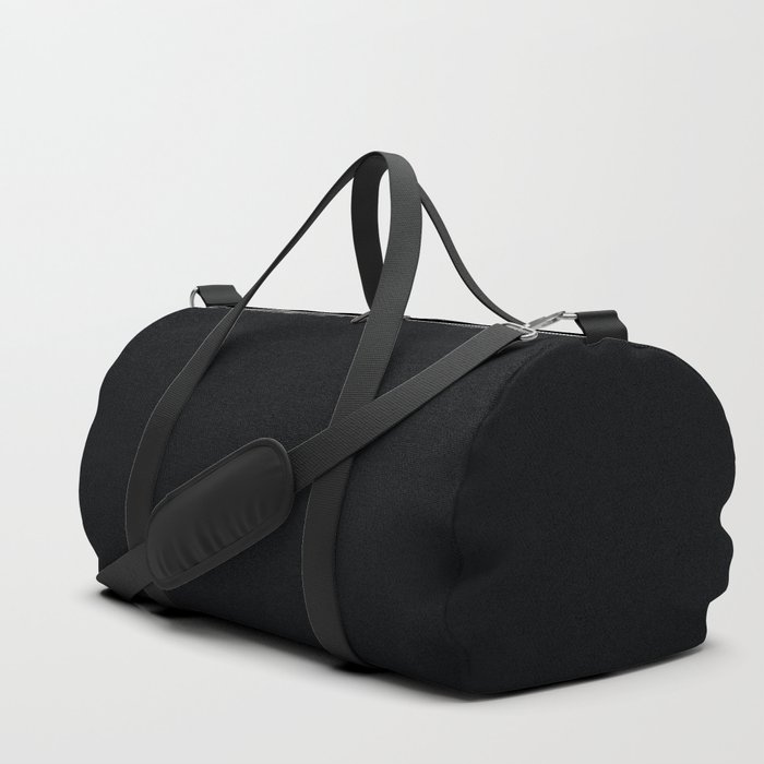 Jet Black Duffle Bag