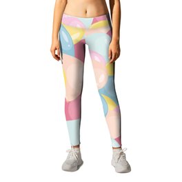 Happy birthday party balloons Leggings | Party, Balloons, Pattern, Balloon, Digital, Coloredballoons, Blue, Red, Happybirthday, Pink 