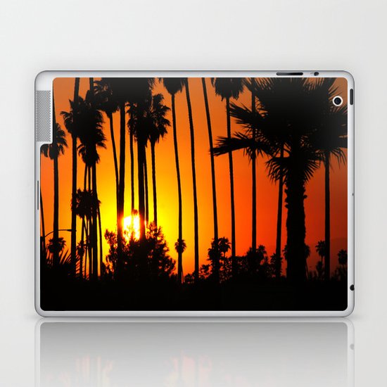 Striped Sunset Laptop & iPad Skin