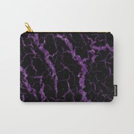 Cracked Space Lava - Glitter Purple Carry-All Pouch