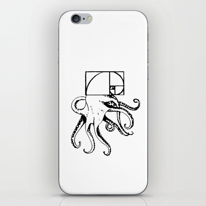 golden octopus iPhone Skin