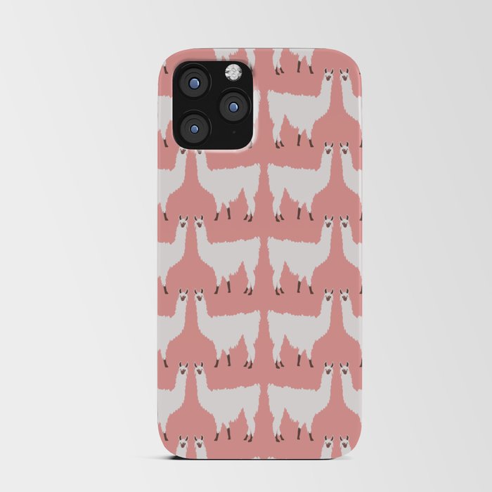 Llamas in Pink iPhone Card Case