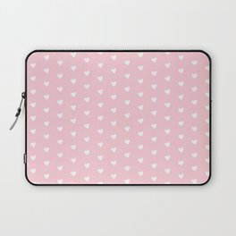 Pink Blush Heart Shape Pattern Laptop Sleeve