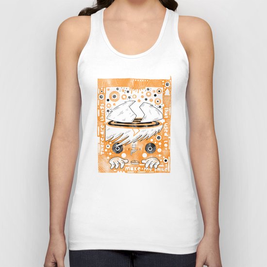 Fat Berts window Unisex Tank Top