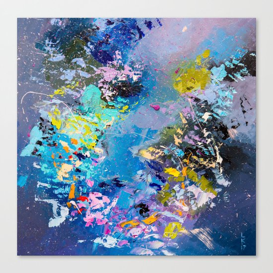 Strangers in space Canvas Print
