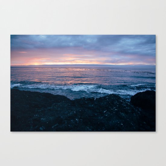 Violet Coast Canvas Print