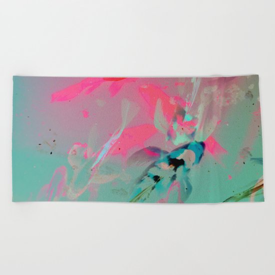 JAPANESE GARDEN Beach Towel