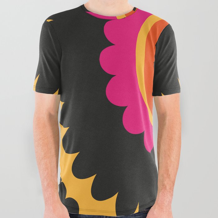 Black and yellow cheap graphic tees