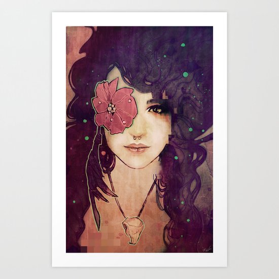 Liz Art Print
