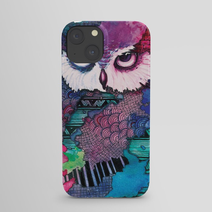 Watercolor Owl iPhone Case