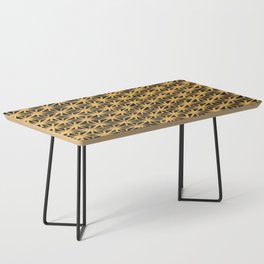 Diamond Star gold and black Coffee Table