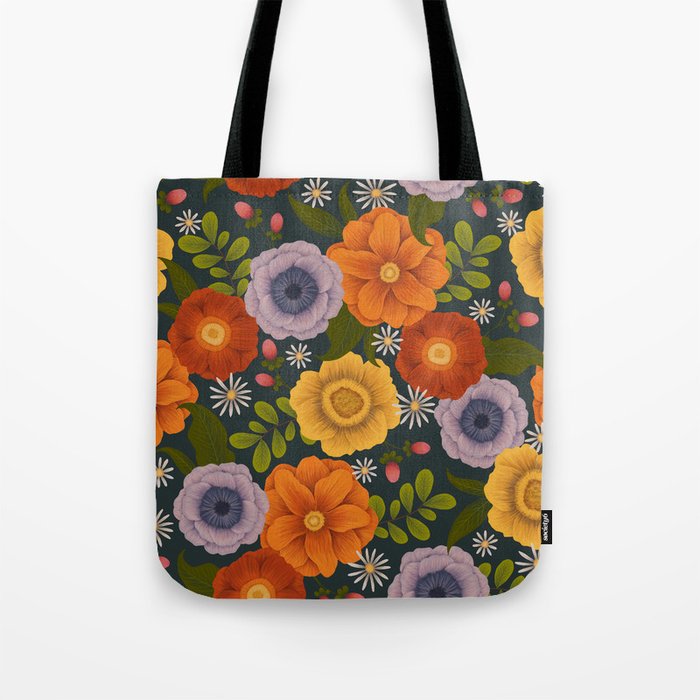 big blooms and little buds Tote Bag
