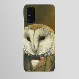 Victorian Gentleman Barn Owl  Android Case