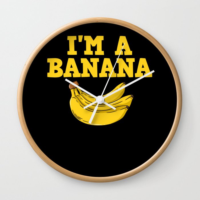 Banana Tree Leaf Plant Fresh Wall Clock