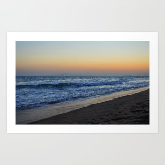 Beach. Art Print