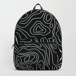 Typographic map Backpack | Chart, Mountains, Color, Black, Typography, White, Area, Amap, Black And White, Graphicdesign 