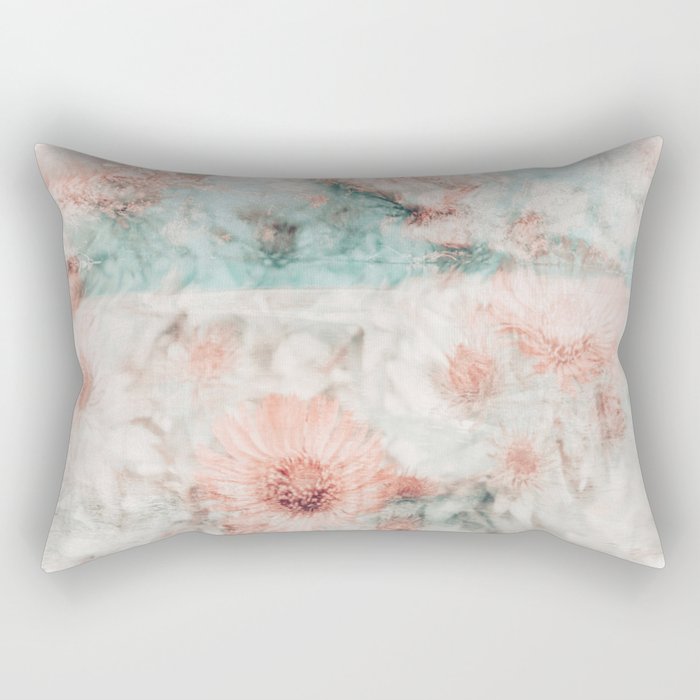 Dreamy Garden Montage Rectangular Pillow
