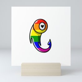 A tail with pride Mini Art Print