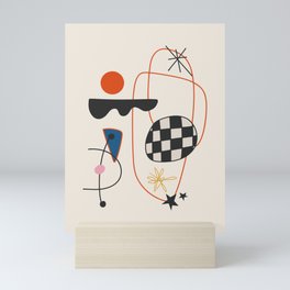 Abstract Eclectic Colorful Joan Mirò Inspired 2 Mini Art Print